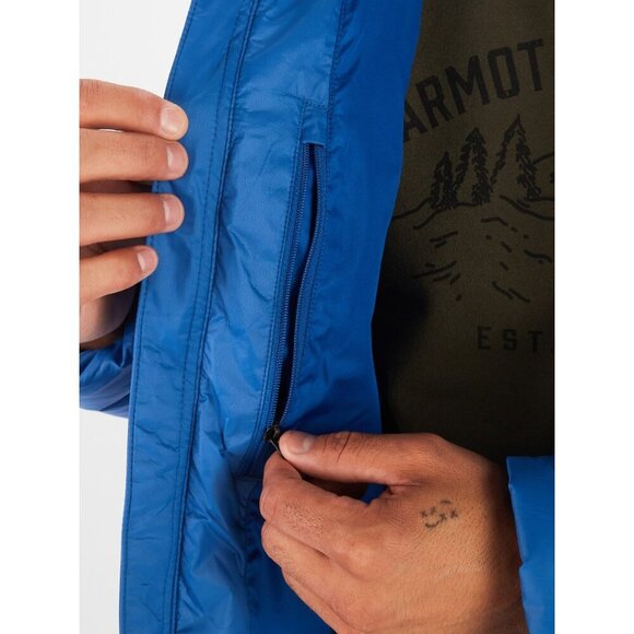 Marmot Men's Stockholm Down Puffy Jacket, Dark Blue/Azure, Size XXL, NWT - Picture 3 of 10